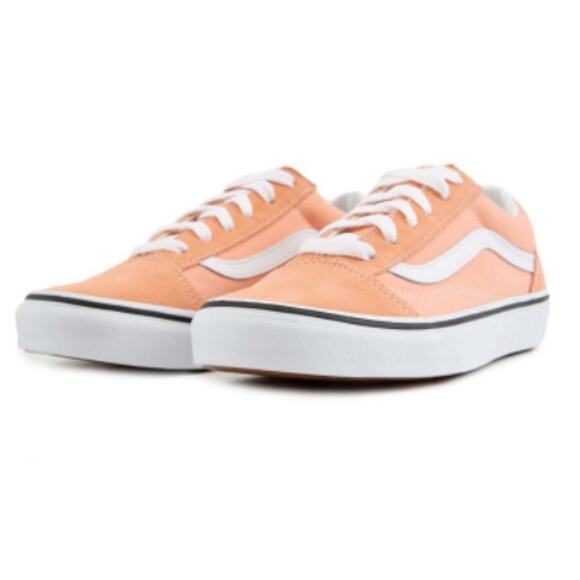 Vans Kids Girls Old Skool Sneakers Salmon/True White Size 10.5K NWOB - Picture 2 of 11